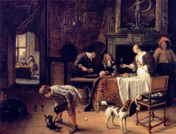 ヤン・ステーン Painting - オランダの気楽な風俗画家ヤン・ステーン